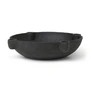 Ferm Living - Bowl Keramische kandelaar, Ø 27 x H 6,8 cm, donkergrijs