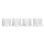 Ferm Living - Ripple Drinkglas laag, helder (set van 4)