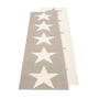Pappelina - Viggo One Omkeerbaar vloerkleed, 70 x 250 cm, mud / vanilla