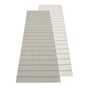 Pappelina - Carl omkeerbaar tapijt, 70 x 270 cm, warm grijs / fossiel grijs