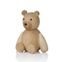 Lucie Kaas - Teddy Houten figuur, h 13,5 cm / eik