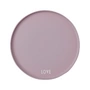 Design Letters - AJ Favourite Porseleinen bord, Love / lavendel