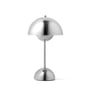 & Tradition - Flowerpot Oplaadbare tafellamp VP9 met magnetische oplaadkabel, afwerking chroom