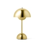 & Tradition - Flowerpot Accutafellamp VP9 met magnetische oplaadkabel, messing geraffineerd