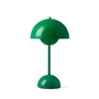 & Tradition - Flowerpot Accutafellamp VP9 met magnetische oplaadkabel, glanzend, signaalgroen