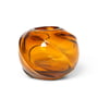 ferm Living - Water Swirl Vaas, h 16 cm, amber