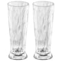 Koziol Club crystal clear - Nr. 11 Tarwebierglas 0,5 l, (set van 2)
