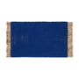 ferm Living - Block Deurmat, 50 x 80 cm, blauw