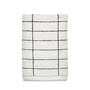 Mette Ditmer - Tile Handdoek 50 x 100 cm, zwart / off-white