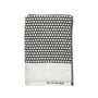 Mette Ditmer - Grid Handdoek 50 x 100 cm, zwart / off-white