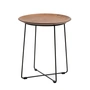 Kartell - Al Wood Coffeetable, zwart / donker beuken