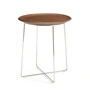 Kartell - Al Wood Coffeetable, verchroomd / donker beuken