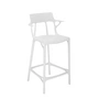 Kartell - AI Barkruk gerecycleerd, SH 65 cm, wit