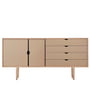 Andersen Furniture - S6 Dressoir, gezeept eiken / fronten kasjmier