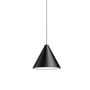 Flos - String Light Hanglamp, kegelvormig, kabellengte: 12 m, zwart