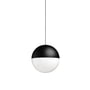 Flos - String Light Hanglamp, kogelkop, kabellengte: 12 m, zwart