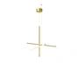Flos - Coordinates S1 LED pendelarmatuur, champagne geanodiseerd