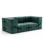 Ambivalenz Curt - Sofa Set 7, serpentijn / groen, (Barcelona - V3347 / 39)