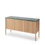 Fritz Hansen - Skagerak Jut Dressoir, eiken / marmer groen