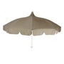 Jan Kurtz - Pagoda Parasol, Ø 250 cm, wit / taupe
