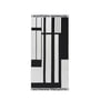 Kristina Dam Studio - Minimal Handdoek, 70 x 140 cm, zwart / gebroken wit