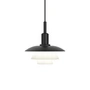 Louis Poulsen - PH 3/3 Hanglamp, zwart aluminium / opaal glas