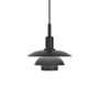 Louis Poulsen - PH 3/3 Hanglamp, zwart aluminium