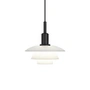 Louis Poulsen - PH 3/3 Hanglamp, zwart / opaal glas