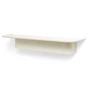 HAY - Korpus Wandplank met kapstokhaak, L, creme