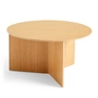 HAY - Slit Table Round XL, Ø 65 x H 35,5 cm, eiken natuur