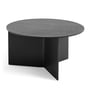 Hay - Slit Table Round XL, Ø 65 x H 35,5 cm, zwart eiken