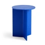 HAY - Slit Table Round High Ø 35 x H 47 cm, vivid blue