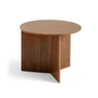 HAY - Slit Table Round Ø 45 x H 35,5 cm, walnoot natuur