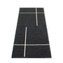 Pappelina - Fred Omkeerbaar vloerkleed, 70 x 180 cm, zwart / vanille