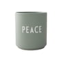 Design Letters - AJ Favourite Porseleinen mok, Peace / groen