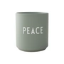 Design Letters AJ Favourite Peace - Porseleinen mok, / groen