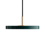 Umage - Asteria Micro LED hanglamp V2, messing / forest green