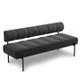 Northern - Daybe Dining Sofa, zwart / donkergrijs (Kvadrat Brusvik 08)