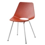 Thonet - S 661 Stoel, chroom / beuken roest rood
