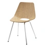 Thonet - S 661 Stoel, chroom / eik