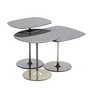Kartell - Thierry Trio bijzettafel, grijs (set van 3)