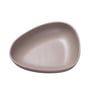 LindDNA - Curve Stoneware diepe plaat, 22 x 19 cm, warm grey