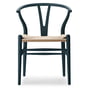 Carl Hansen - CH24 Zacht Wishbone Chair Ilse Crawford, beuken zacht north sea / vlechtwerk naturel
