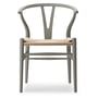Carl Hansen - CH24 Zachte Wishbone Chair Ilse Crawford, beuk zachte klei / natuurlijk vlechtwerk