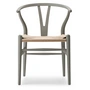 Carl Hansen - CH24 Zachte Wishbone Chair Ilse Crawford, beuk zachte klei / natuurlijk vlechtwerk