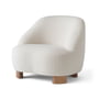 & Tradition - Margas LC1 Lounge Chair, eiken geolied / ivoor (Karakorum 001)