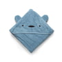 Sebra - Handdoek met kap, Milo, poederblauw