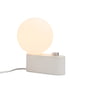 Tala - Alumina Tafellamp, chalk inclusief Sphere IV LED-lamp E27 8W, Ø 15 cm, wit mat