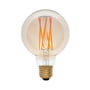 Tala - Elva LED lamp E27 6W, Ø 9,5 cm, transparant geel