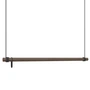 Lind DNA - Swing Hangkast L (110 cm), gerookt eiken / zwart leer